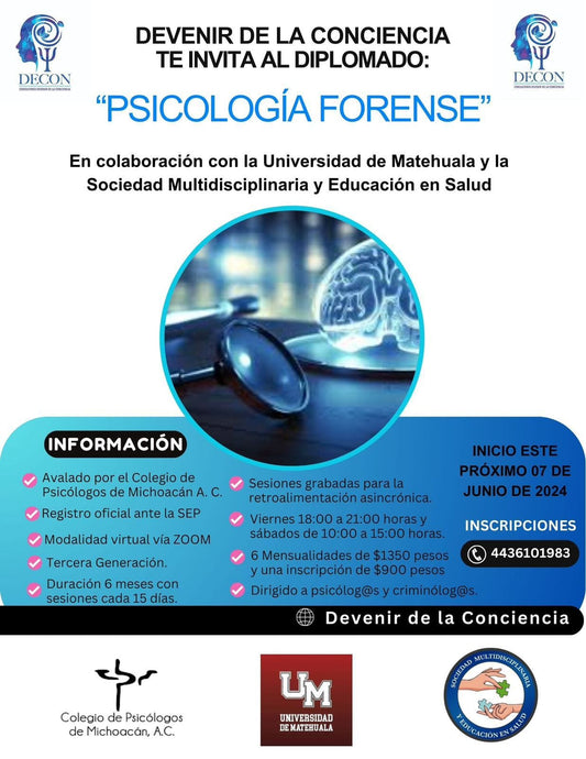 Diplomado en Psicología Forense