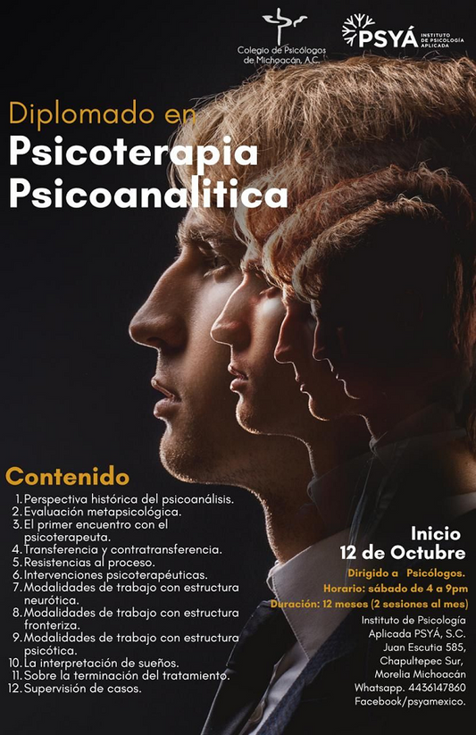 Diplomado en Psicoterapia Psicoanalítica