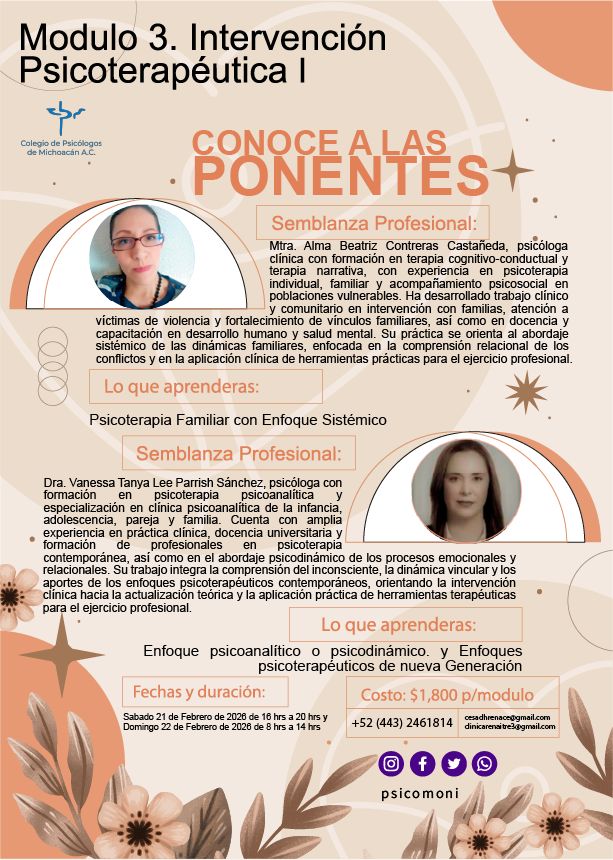 Modulo 3. Intervención Psicoterapéutica 1